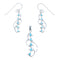 Authentic Sterling Silver Turquoise Pendant Earrings Jewelry Set RX101791